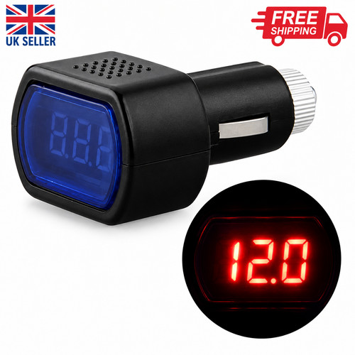 Car auto led voltmeter - car, battery