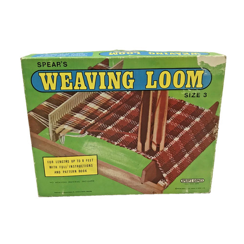 Vintage weaving loom size - loom,