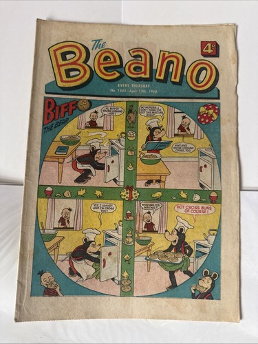 Beano comic 1343 april - beano,