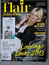 Flair Fashion & Home magazine Germany Deutsch 2013 February (UK seller)