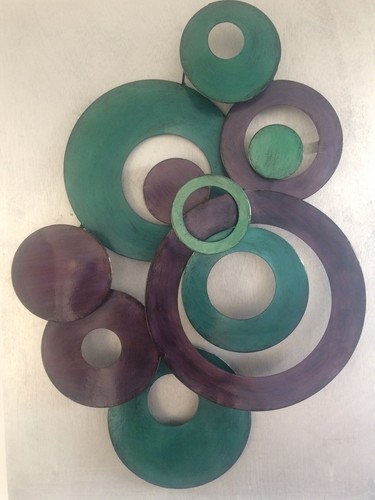 Large contemporary metal wall - metal,