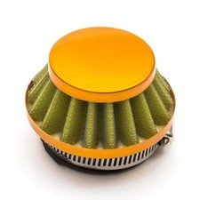 Replacement Spare Air Filter Cover Metal 44mm Gold Dirt / Pit Bikes