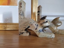  VINTAGE MARBLE STONE BOOKENDS