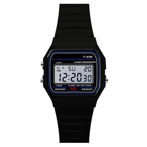 Casio 91w 1yer casual resin - f-91w-1yer,