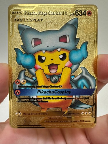 Custom metal pikachu - metal, mega