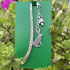 Rabbit Hare Bookmark metal