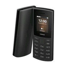 Nokia 105 4G 2nd Edition 2024 - Dual Sim / USB Type-C / Black / Unlocked - UK