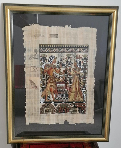 Vintage egyptian papyrus - egyptian,