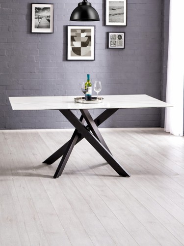 Bradley white marble dining - bradley,