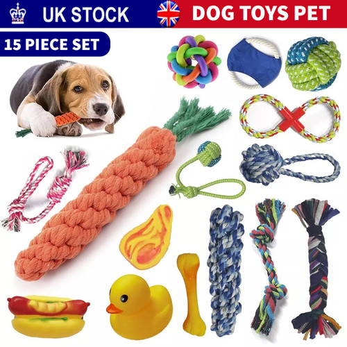 15x tough dog toys bundle - 15x,
