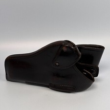 VINTAGE SMITH & WESSON BEC MOD 34 GUN SERVICE SWIVEL DUTY HOLSTER BLACK LEATHER