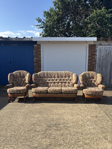 Vintage piece seater sofa - vintage,
