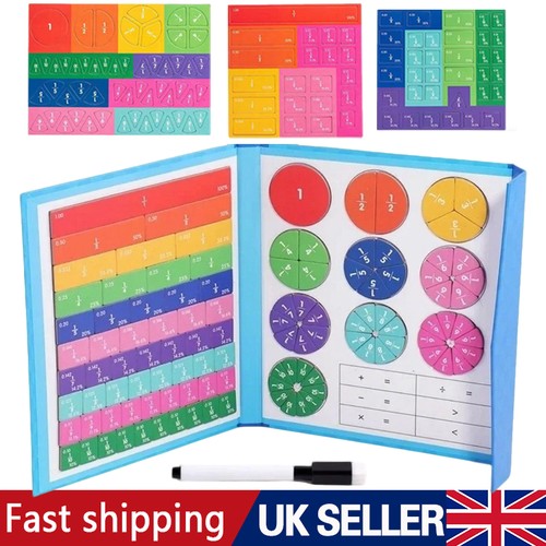 Educational magnetic fraction - educational,