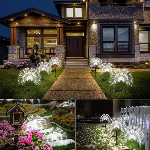 150led solar power firework - 4x,