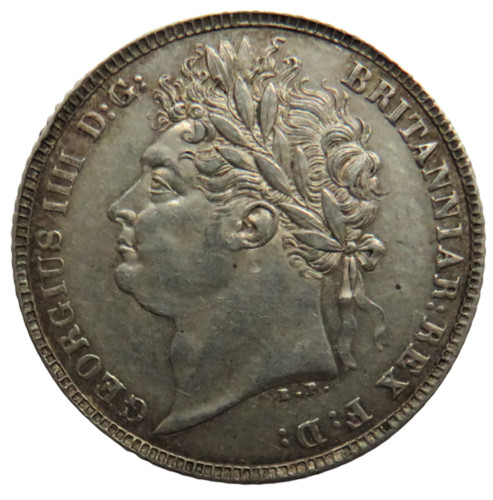 1821 king george silver - iv,