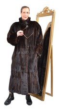 US5837 REAL MINK FUR COAT