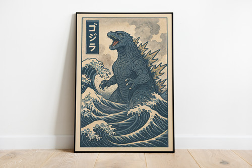 Great wave godzilla - wave,