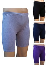 CHEX Cotton Lycra Shorts Mens Unisex Keep Fit Fitness Aerobic Exercise Dance