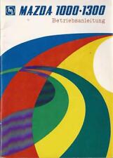 Mazda 1000 1300 Owners Manual