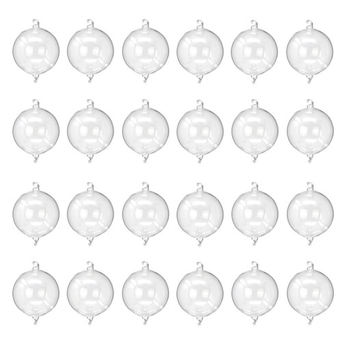 Hanging clear glass ball - hanging,
