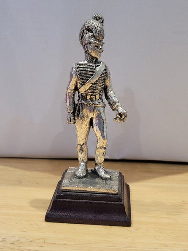 Pewter military figure - pewter,