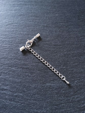 5 Silver Plated Crimp End Sets