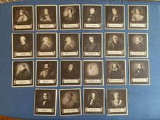 22 x Tobacco Cards , Sarony, CELEBRITIES and their AUTOGRAPHS, Large, 1923