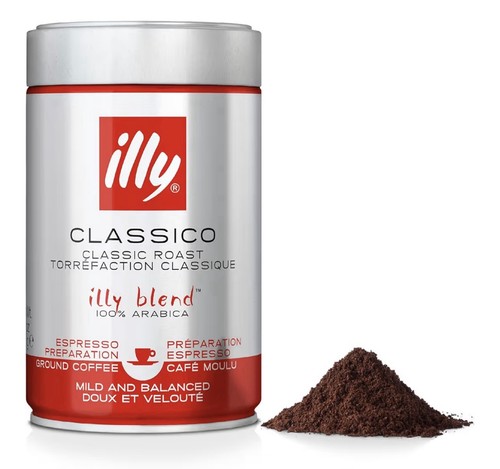 Illy classico ground coffee - illy,