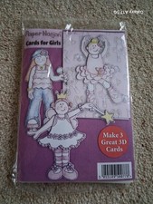 Papernation 3d Decoupage Card Making Kit for Girls - makes 3 cards