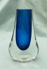 Whitefriars  Vase - Pattern 9572 - Blue