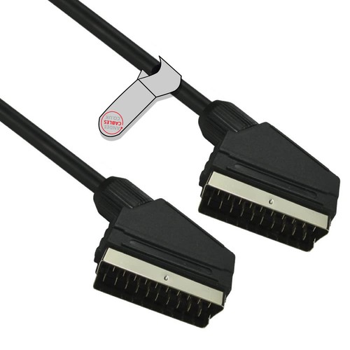 Scart video cable gold - scart,