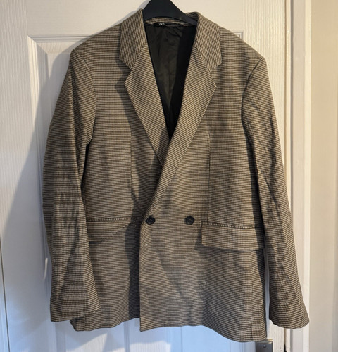 Zara men houndstooth blazer - zara,