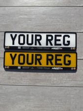 Fiat abarth number - number, plate