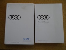GENUINE AUDI A3 S3 RS3 8Y 2020-2025 OWNERS MANUAL HANDBOOK WALLET PACK G-545