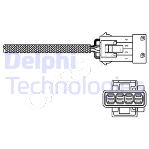 Lambda sensor delphi fits - delphi,