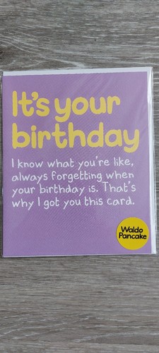 Unisex happy birthday card - happy, by