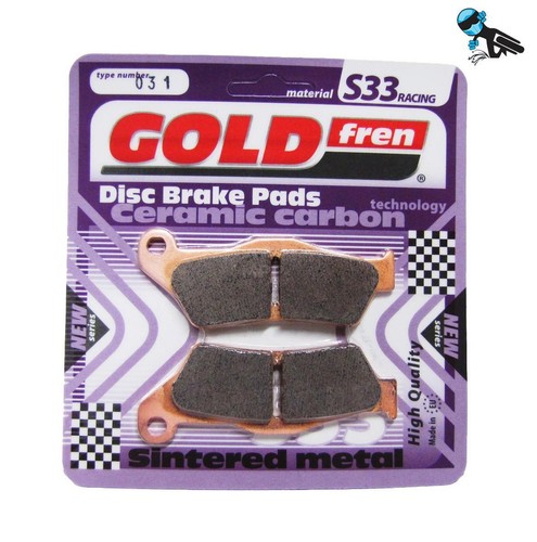 S33 front brake pads - pads, for