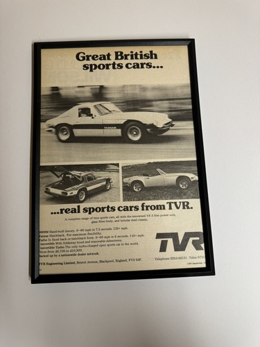 Framed original classic tvr - framed,