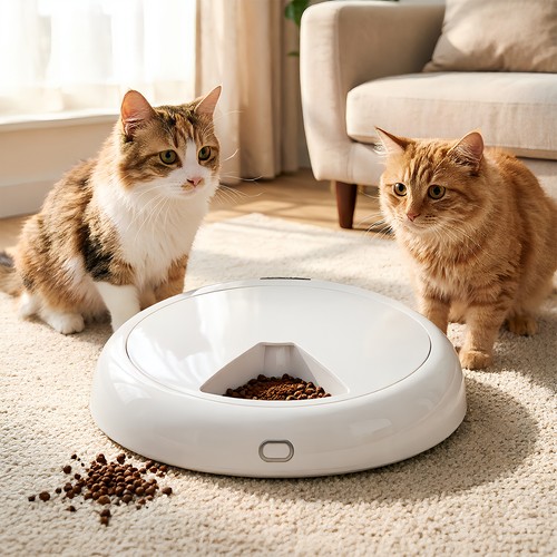 Electric automatic cat feeder - automatic,