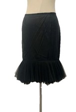 Black Silky Tulle Frill Net
