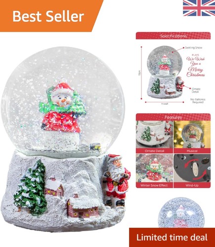 Elegant glass musical snow - musical,