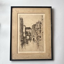 Antique original etching