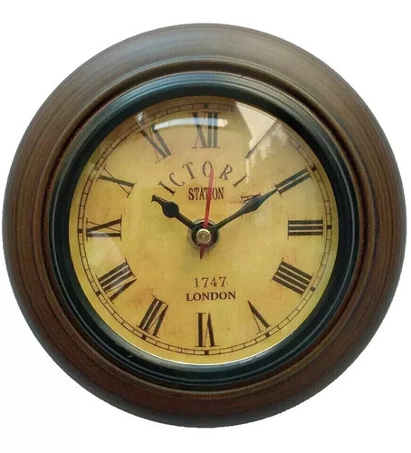 Victoria station clock wooden - clock,
