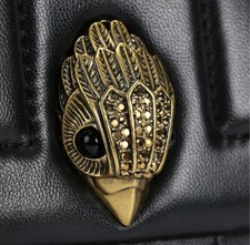 Kurt Geiger Kensington Union Jack  Bag Medium-Black and Gold BNWT- RRP £269