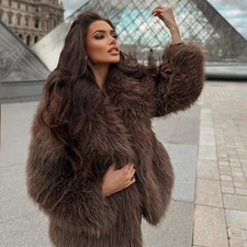 Women Elegant Faux Fur Premium