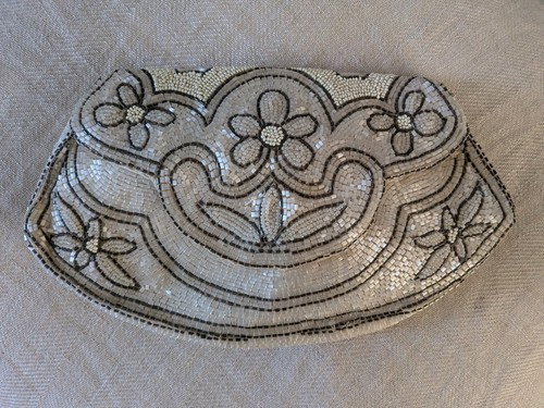 Art deco beaded bag - deco,