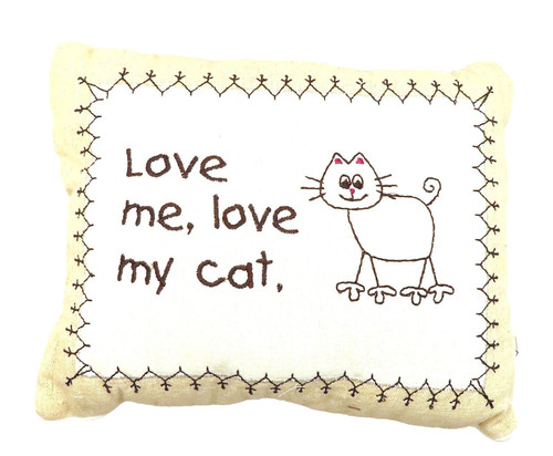 Small decorative pillow love - pillow,