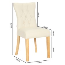 Set of 2/4 Modern Faux Leather