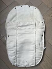 Wallaboo Baby Car Seat sheepskin Foot Muff in cream 