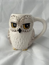 HEDWIG OWL Mug Harry Potter Gift Ceramic 3D Cup - 1995 Half Moon Bay Warner Bros